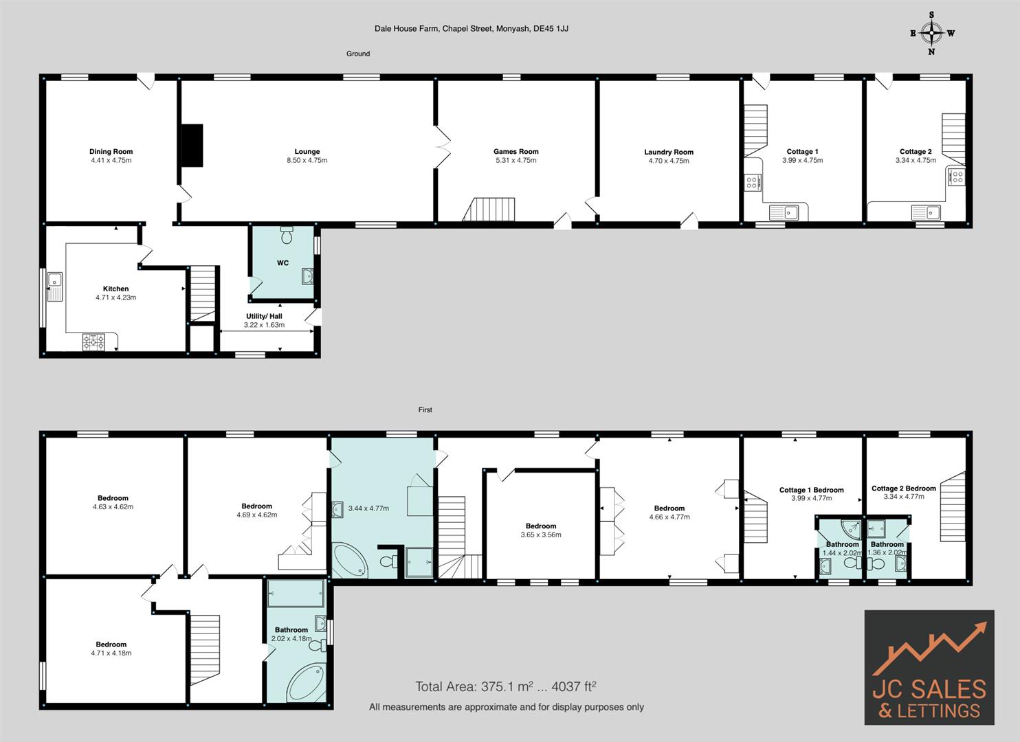 Chapel Street, Bakewell Floorplan